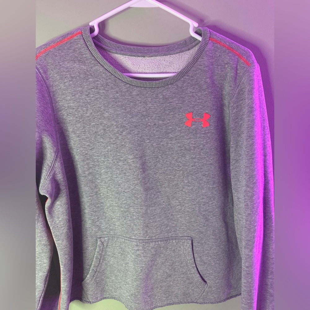 Under Armor Gray Pullover Sweater - image 2
